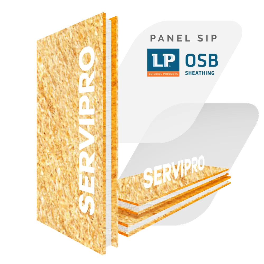 Panel SIP tradicional fabricado por Servipro