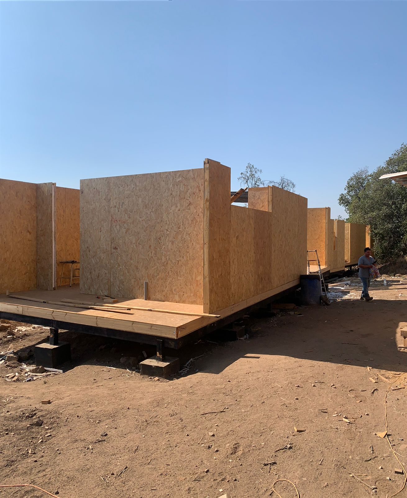 Obra con muros de paneles SIP Servipro
