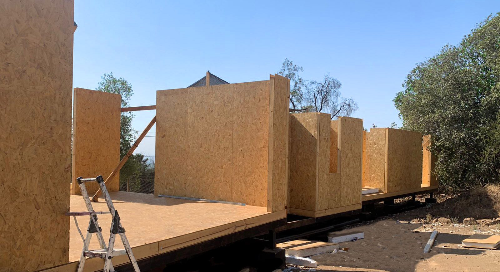 Obra con muros de paneles SIP Servipro
